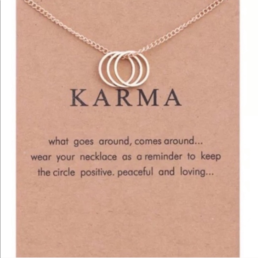 3/$30 RESTOCKED! Karma Necklace Gold Dainty Boho Chain